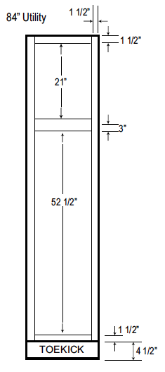 Woodcraft utility cabinet specifications