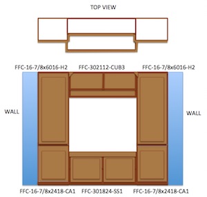 Wall unit diagram