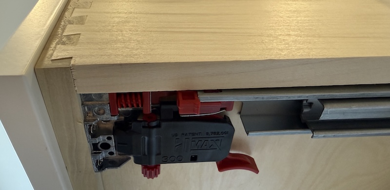 soft-close undermount drawer glide