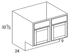York Sink Base (39"W x 32.5"H x 24"D) *Special Order